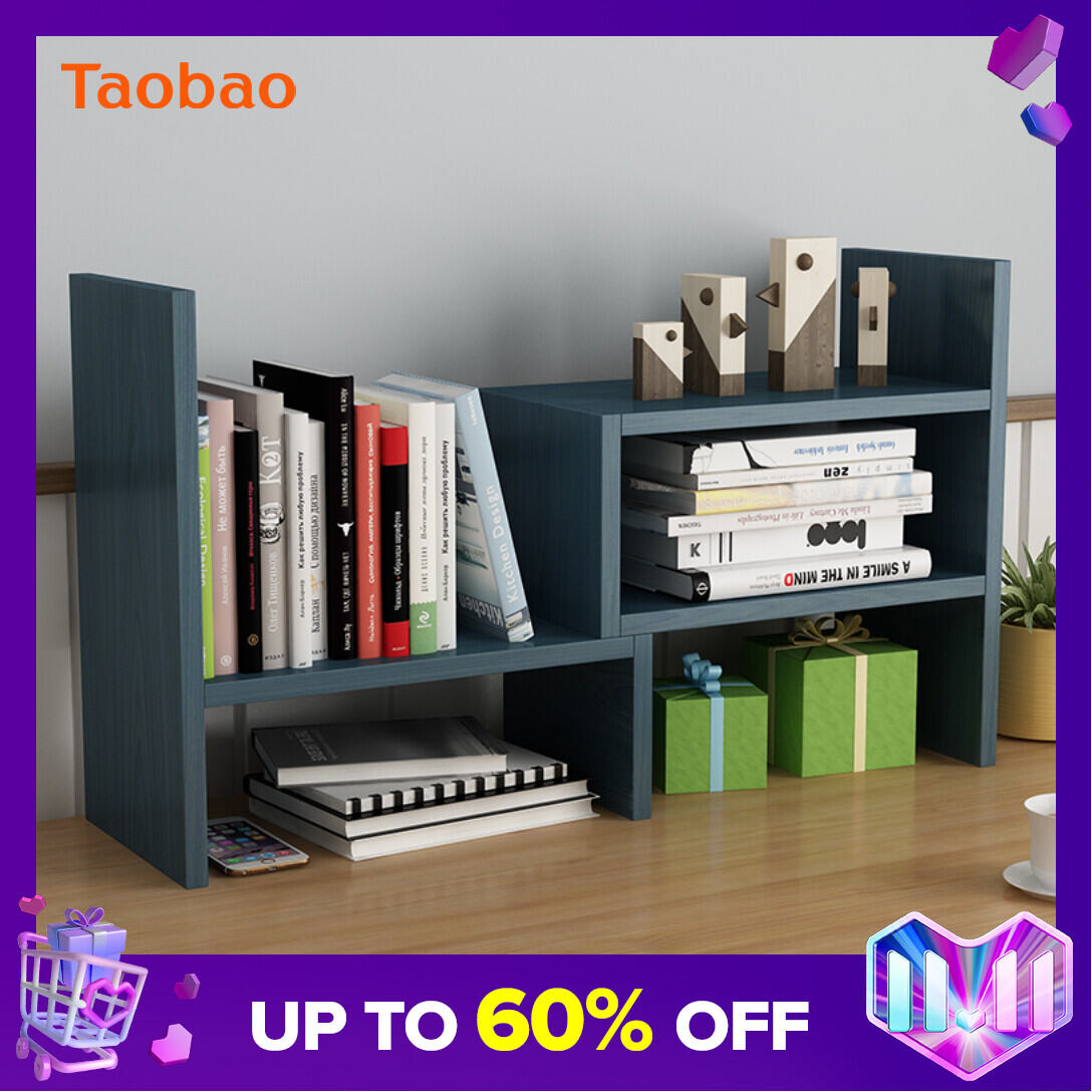 Shelf Table Simple Small Bookshelf Desktop Office Storage Rack Student Dormitory Bookcase Multistory Large Space Storage