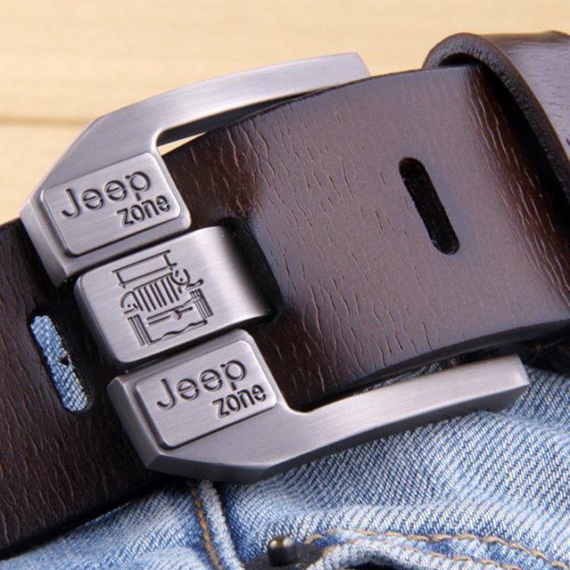 jeepzero men leather belts for men cowboy Luxury strap brand male vintage fancy jeans designer belt men high quality