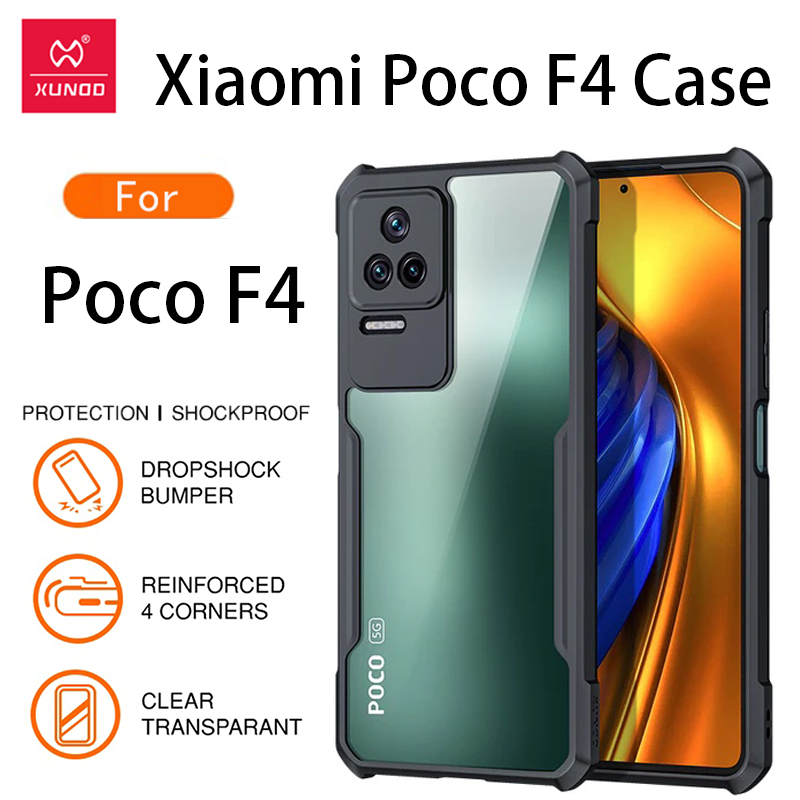 XUNDD phone Case For Xiaomi Poco F4  Case 4-corner Air-bag Shockproof Protection Shell Anti Drop Anti Scratch Protective Covers Transparent Back Cover