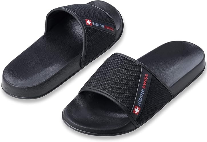Alpine Swiss Men's Comfort Slipper Sandals